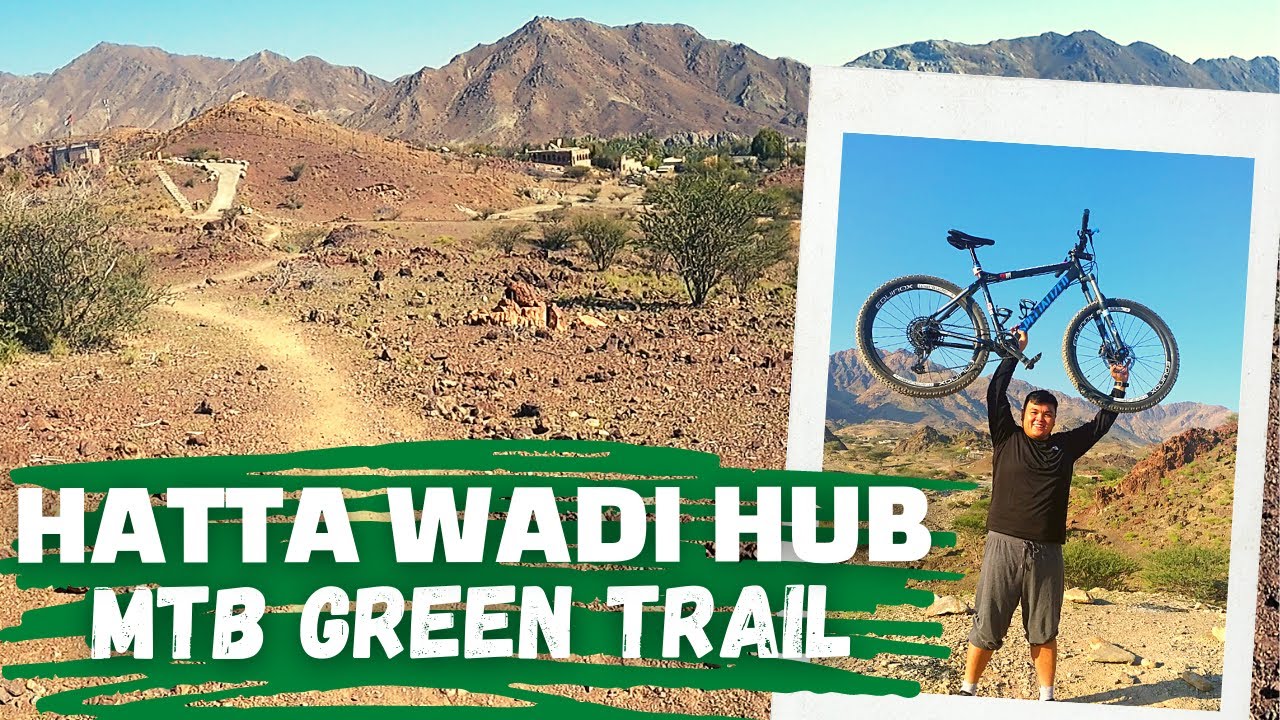 Mountain biking at Hatta Wadi Hub MTB Green Trail | Cycling in Dubai