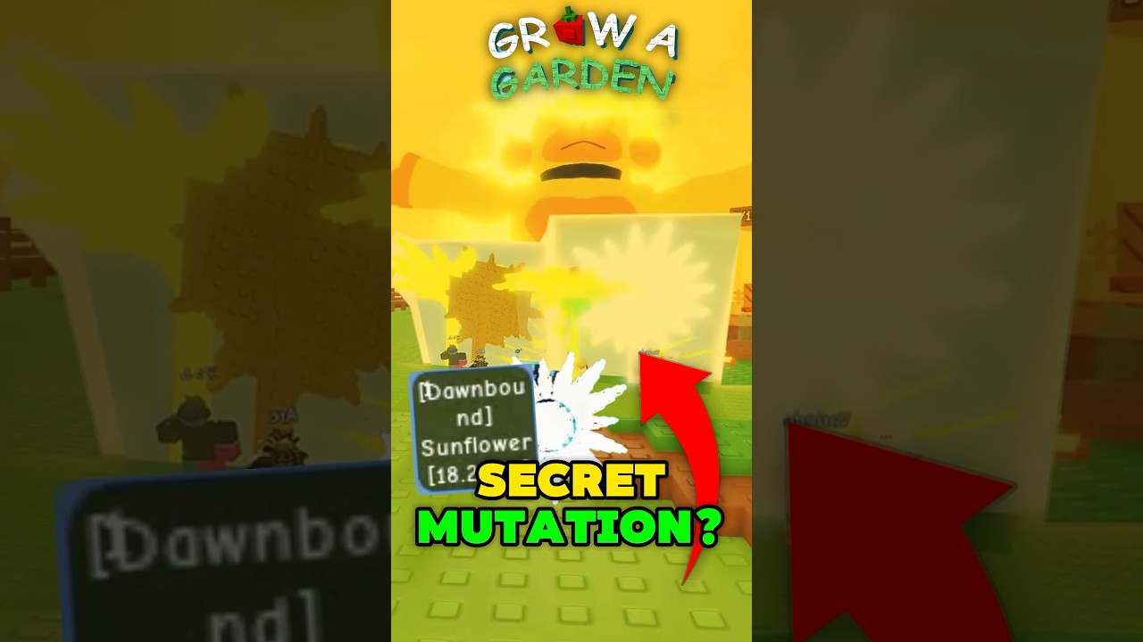 😱 *НОВАЯ* СЕКРЕТНАЯ МУТАЦИЯ DAWNBOUND?! (ЗАГАДКА САНГОДА) | Обновление &laquo;Вырасти сад&raquo; #growagarden