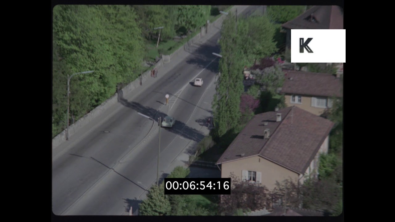 Geneva, 1960s Switzerland, HD from 35mm