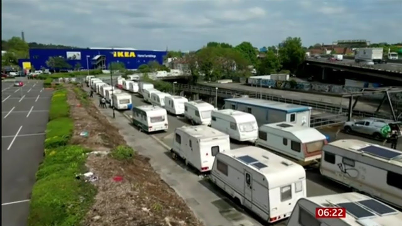 BBC Breakfast: Tempers are rising over Bristol caravans but there might be a solution.