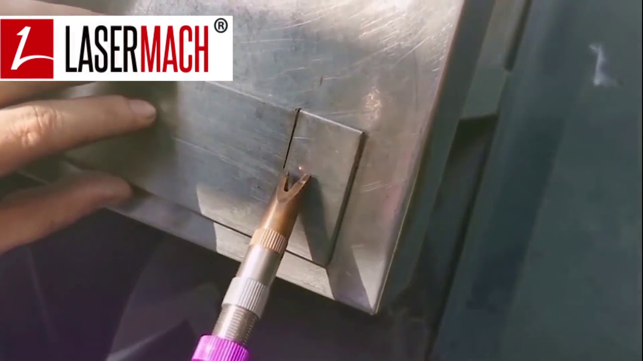 Lasermach laser handwelding and laser handcutting in one machine Wobble4+ 2 in one