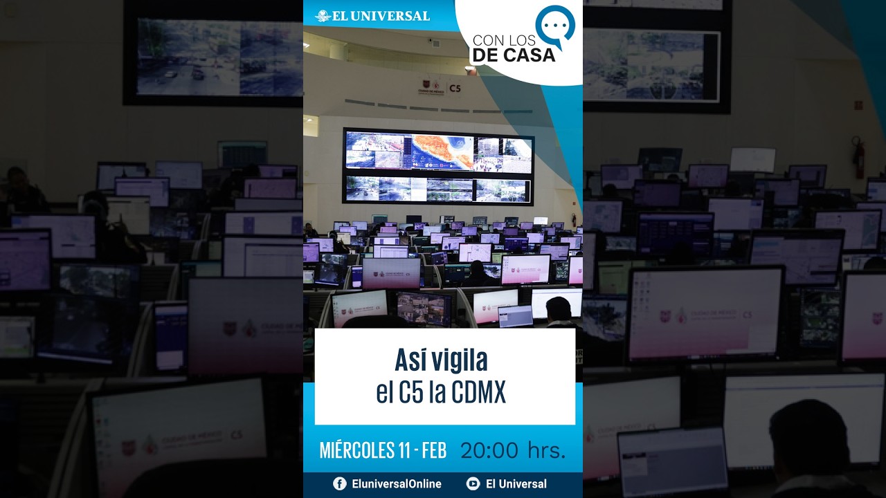 C5 CDMX: Búnker tecnológico que se usa contra la delincuencia y se alista para el Mundial #EnVivo