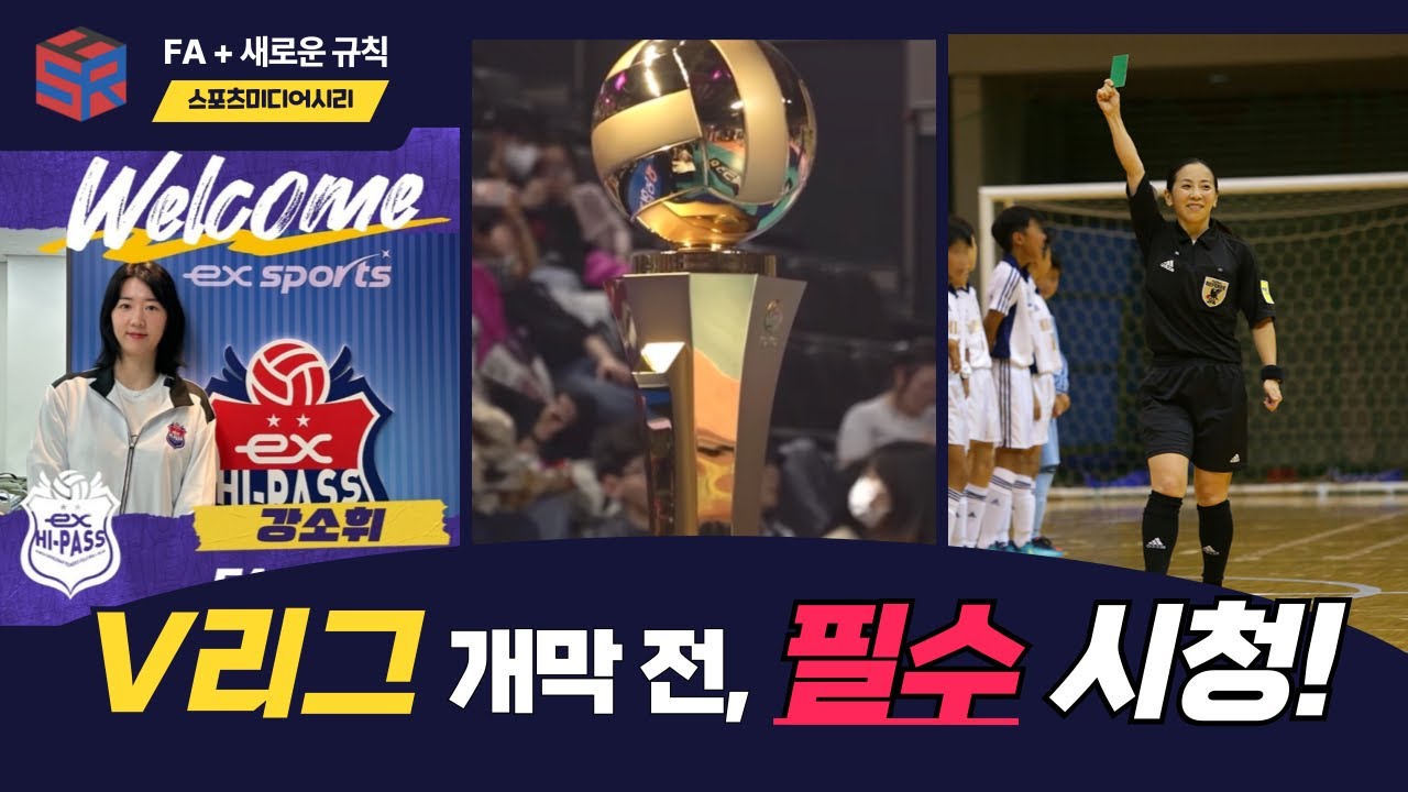 V리그 개막 전 필수 시청! 여자배구 FA 결과부터 새롭게 변경된 규칙까지!