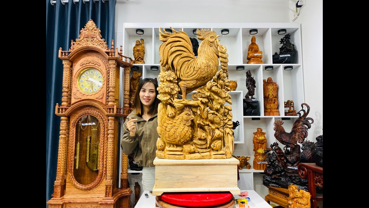 Đấu giá đồ gỗ phong thủy giá xưởng ah