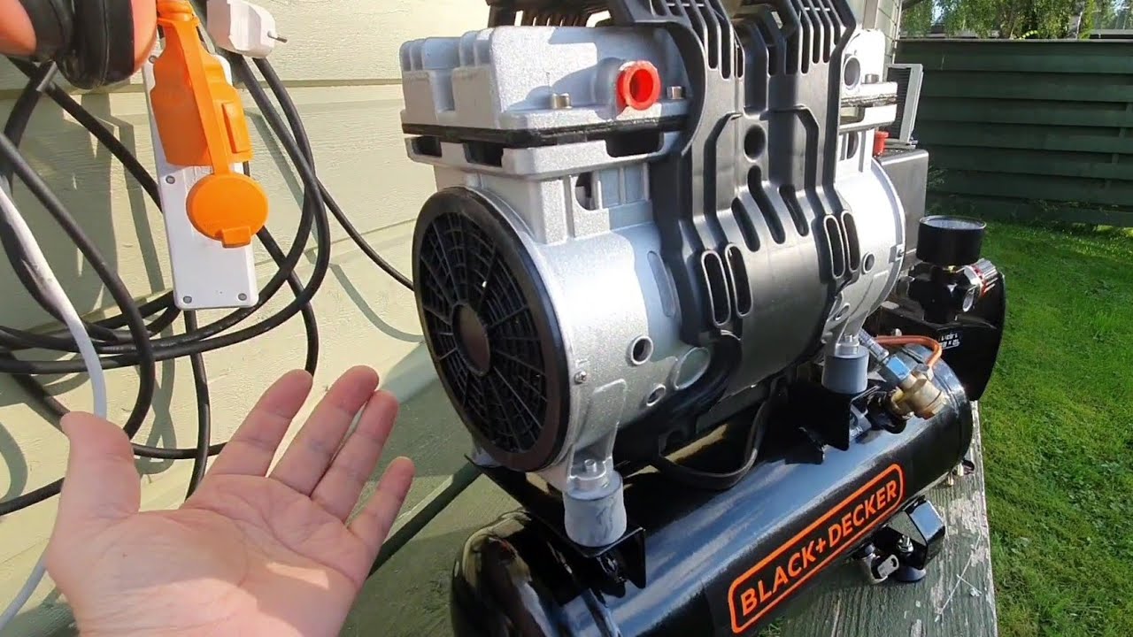 BLACK+DECKER BD 100/6-ST компрессор без масла - НЕ понравился!