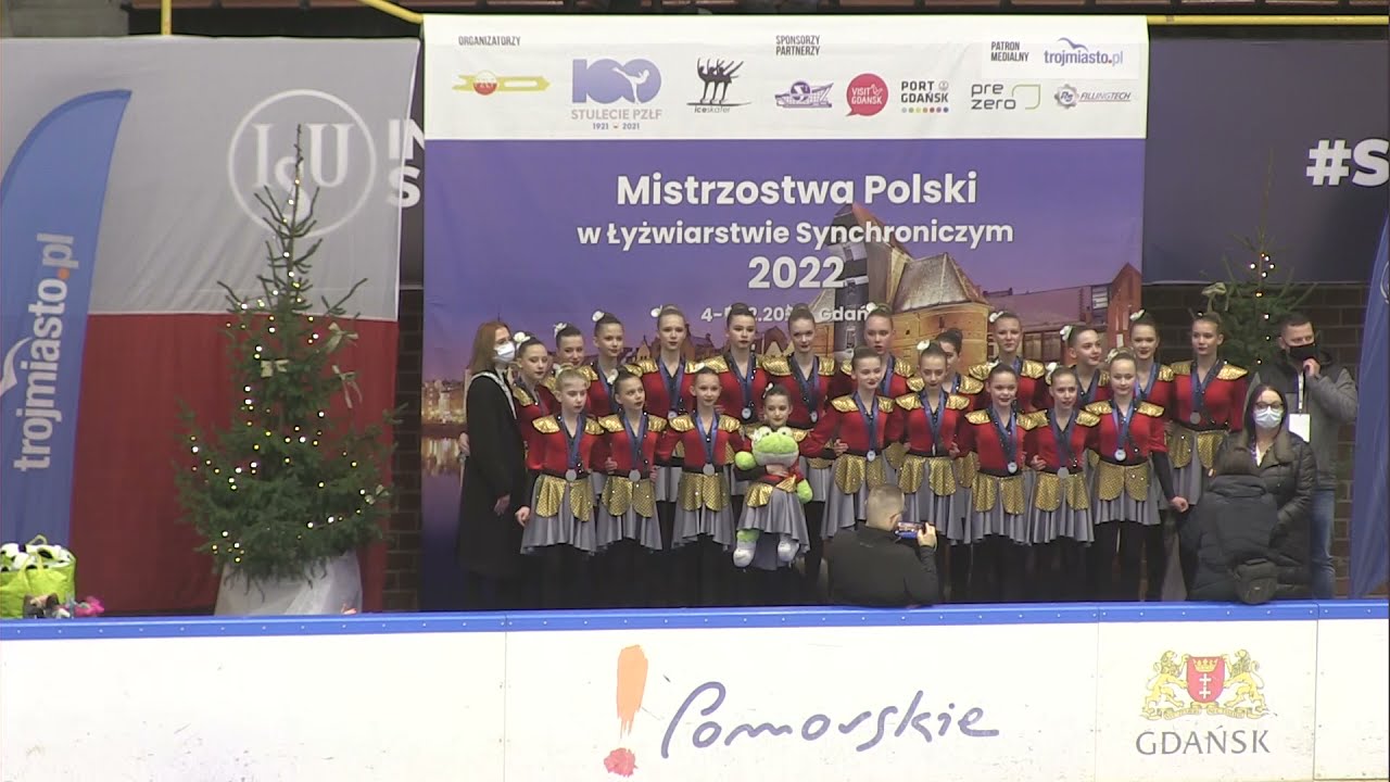 Mistrzostwa Polski w Łyżwiarstwie Synchronicznym 2022 Team Le Soleil Juvenile FS