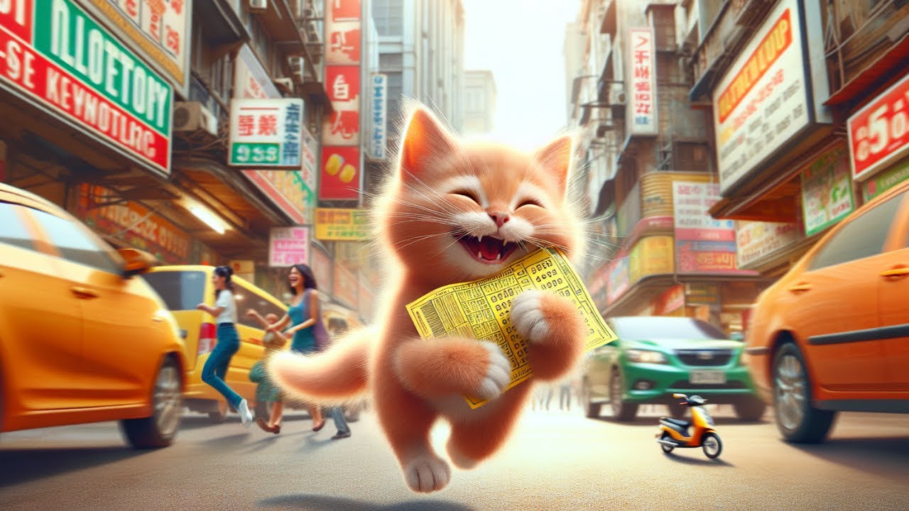 The Kitten Found a Lucky Ticket🎫| Kitten Story