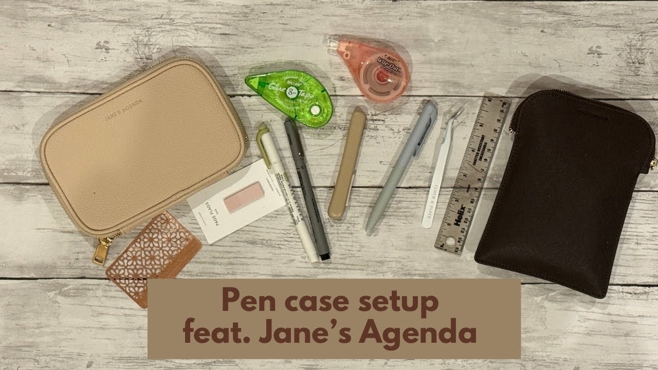 Setup of Pen Case @JanesAgenda 