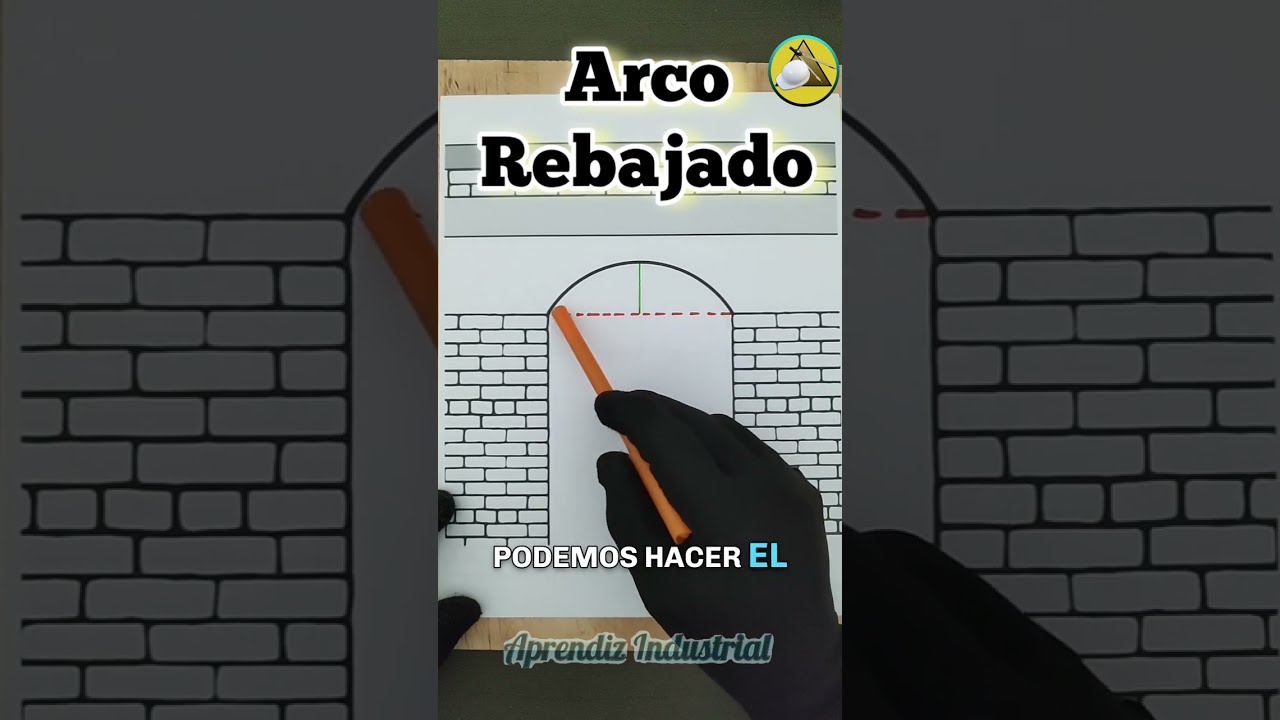 M&eacute;todo f&aacute;cil para trazar un Arco Rebajado