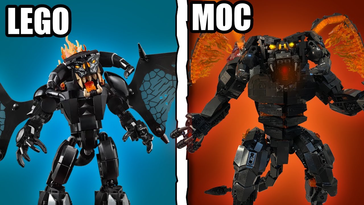 I Built the LEGO LOTR Balrog better...