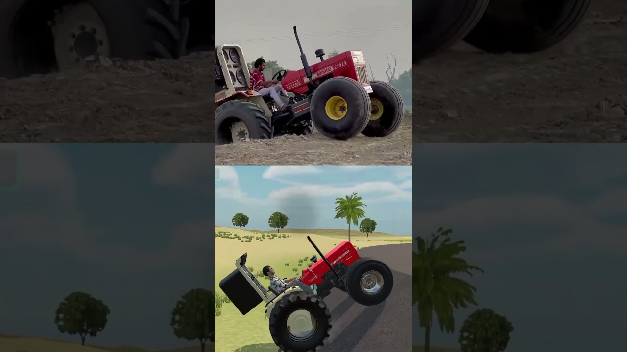 Nishu Deshwal 🚜 Swaraj Stunt 2025 🔥 | Desi Tractor Swag & Power Show