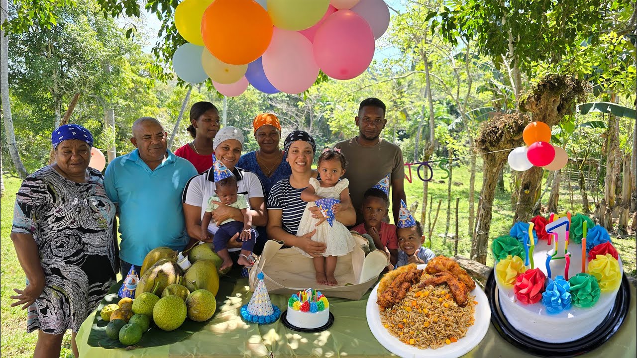 Leila Cumple año 🎂😍❤️. Arroz tres delicias. COMIDA TIPICA. La Vida Del Campo
