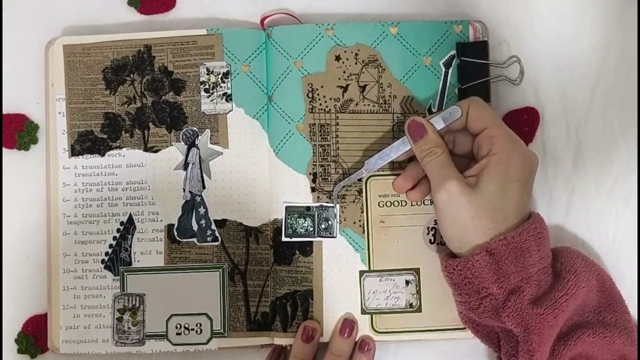 Cozy Green Journal Setup 🌿 14 Minutes of Calm Aesthetic Art (No Talking)