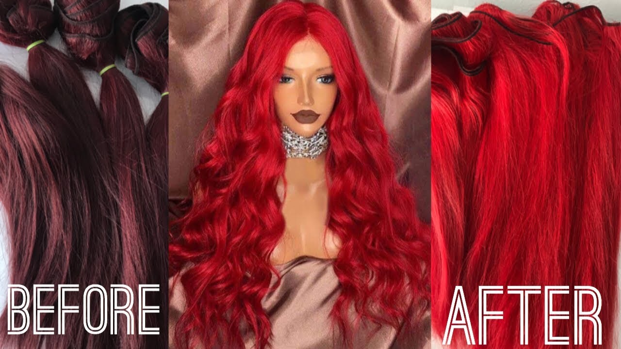 From DARK RED to BRIGHT RED Color Fix | Water Color Method