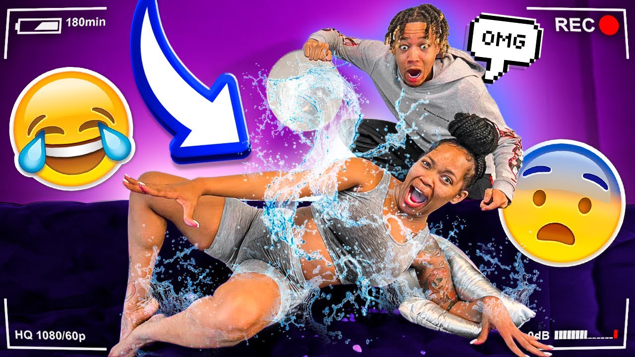 Pouring FREEZING COLD WATER On My GIRLFRIEND While She's SLEEPING PRANK *Hilarious*