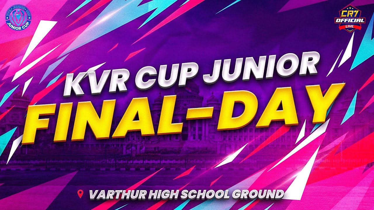 PART 2 | BIGGEST UNDER 22 CRICKET TOURNAMENT | KVR CUP JUNIOR'S | FINAL DAY | FLOOD - LIGHT MATCHES