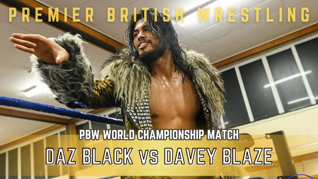 Daz Black vs Davey Blaze - PBW World Championship Match : PBW LIVE IN DUMBARTON 28/11/25