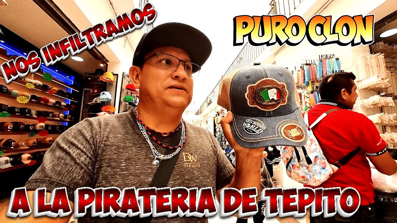 🔥NOS  infiltramos en el (PELIGROSO) ?? Barrio Bravo de TEPITO en busca de las gorras piratas clones