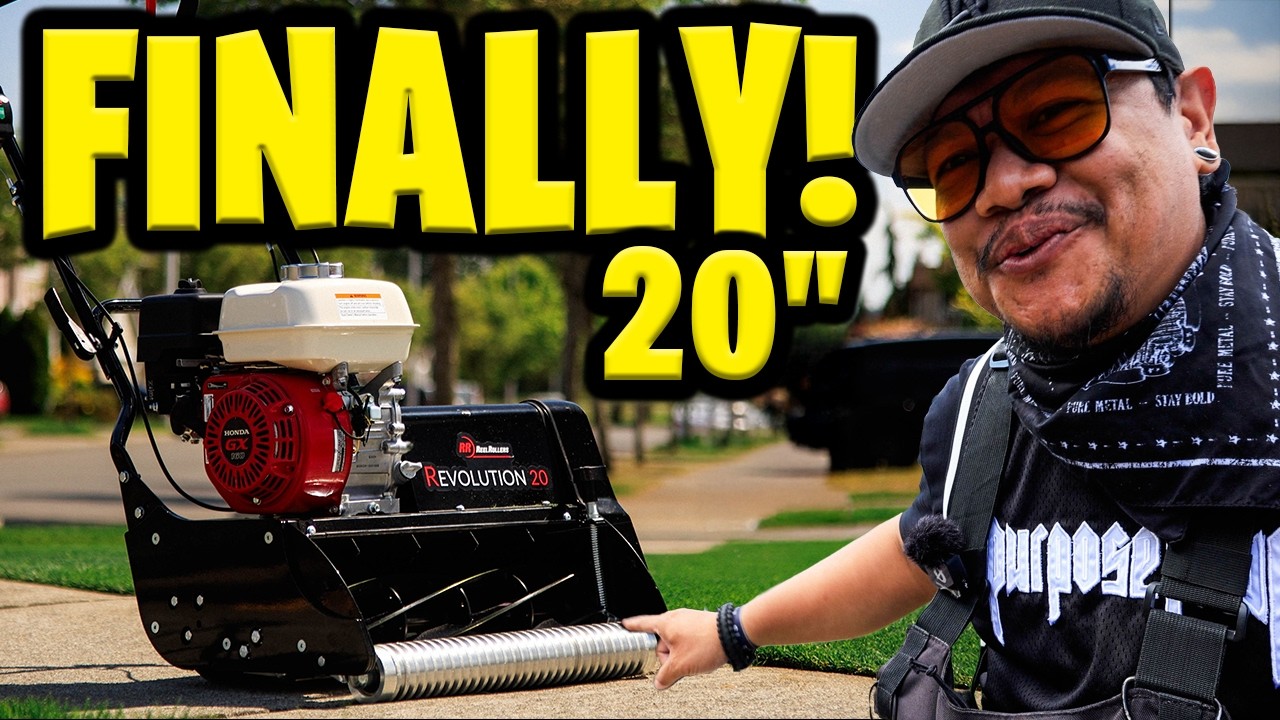 NEW MOWER! Revolution 20 reel mower!