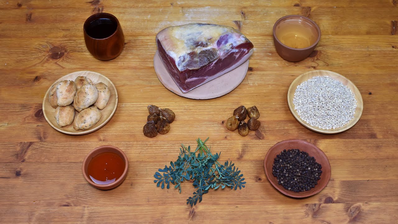 Ancient Roman Ham with Mustacei