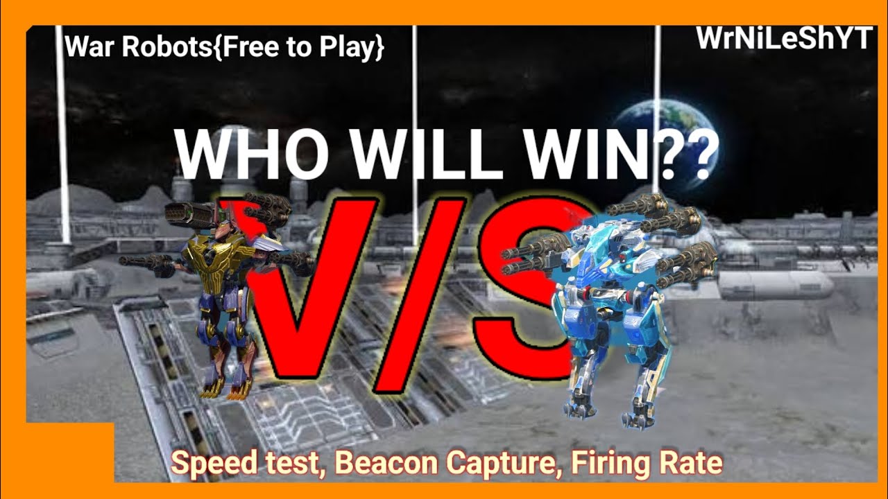 REX VS TETH COMPARISON IN WAR ROBOTS TEST SERVER | WAR ROBOTS #warrobots #warrobotsgameplay 