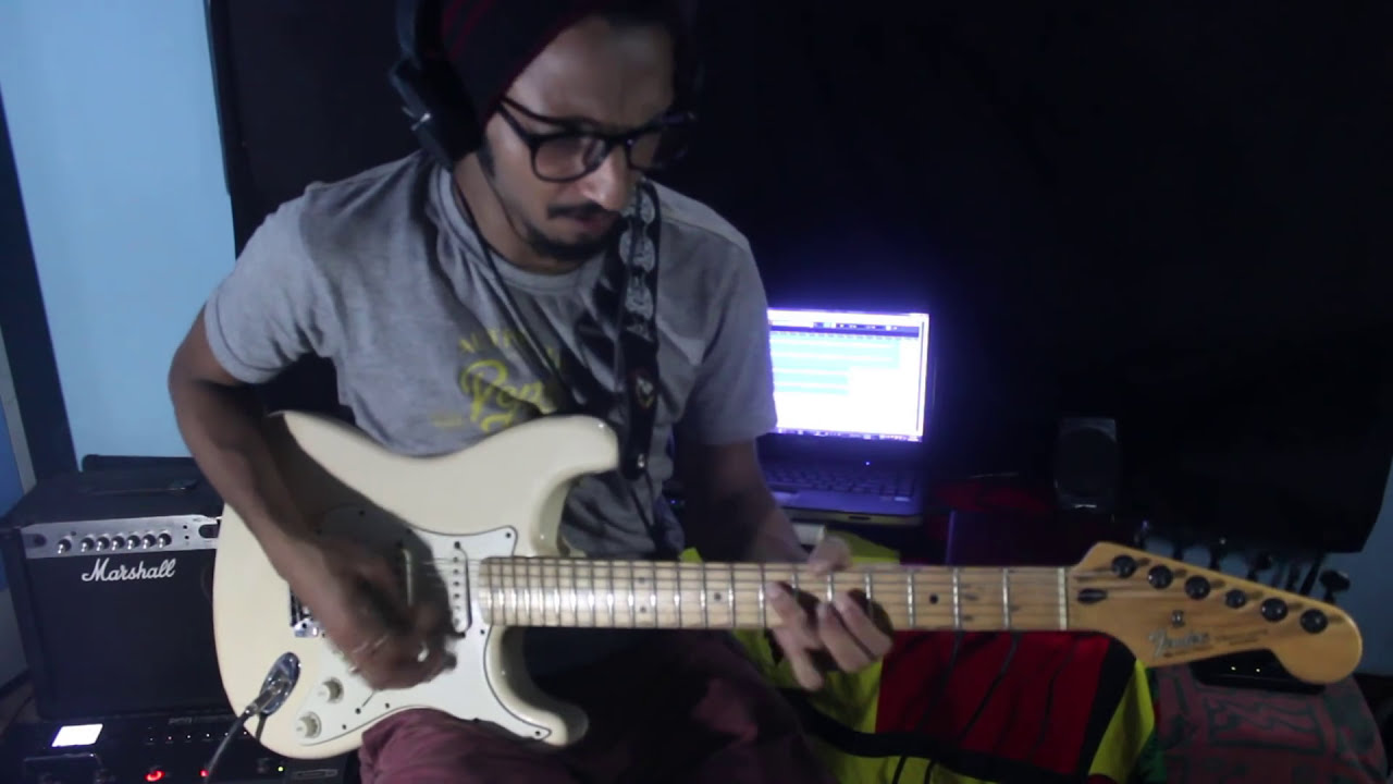 Korean Girl Guitar Funk Jam | Cover | Dhruv Choudhury