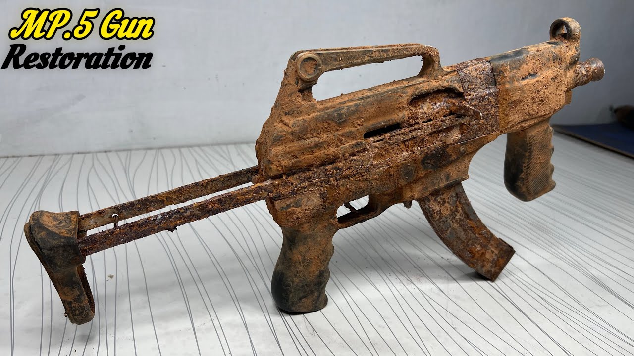 MP5 Gun Restoration mp5 gun before and after ( with test ) MP.5 pistol restoration Gun Restoration