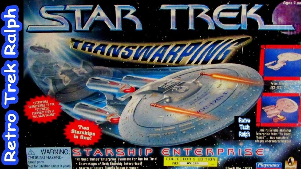 Распаковка и обзор Playmates Transwarping Enterprise