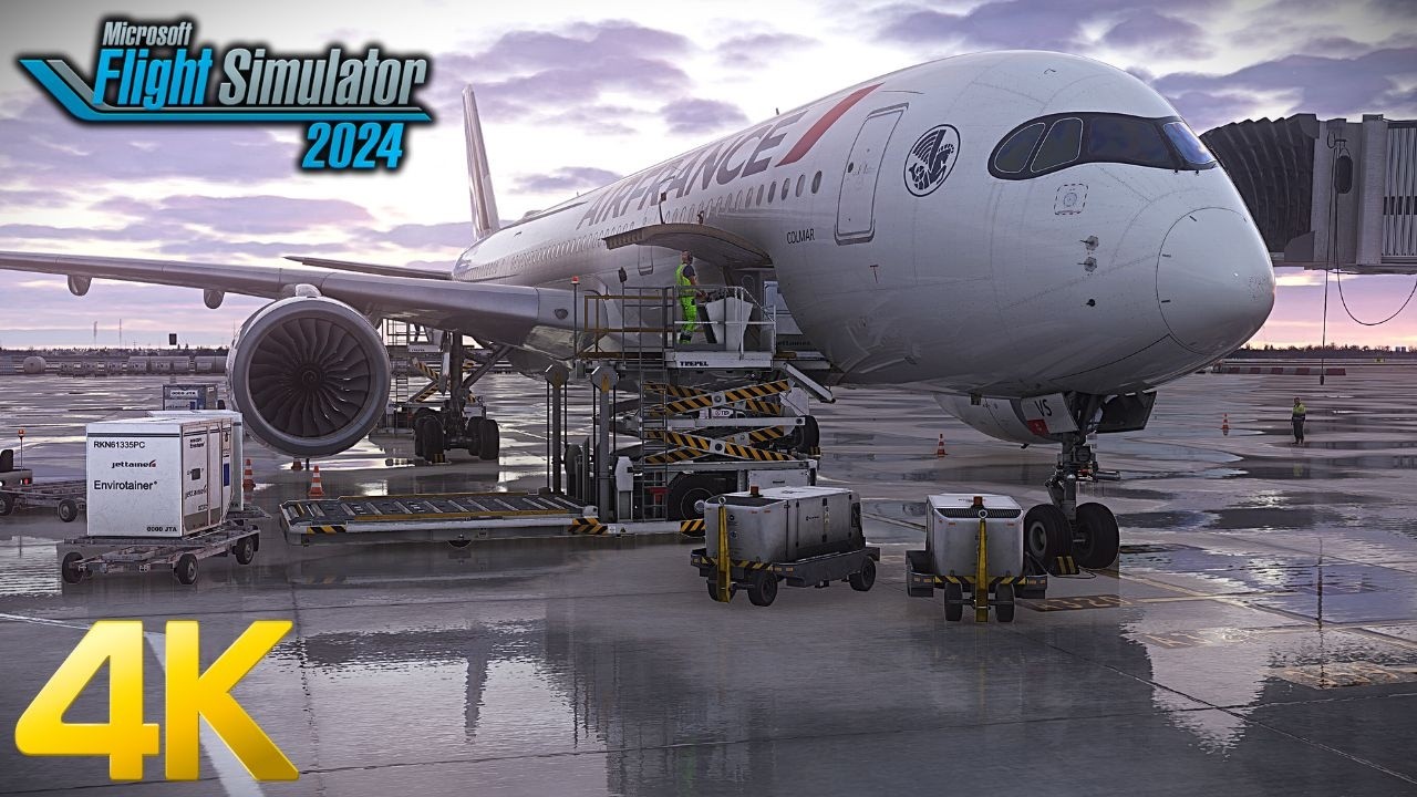 Flight Simulator 2024 + RTX™ 4090 | NEXT-GEN GRAPHICS in MSFS | A350  Takeoff | 4K Ultra Realism