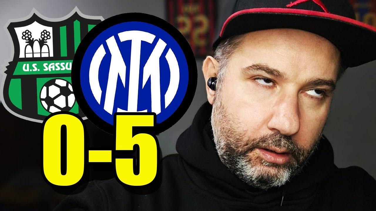 MURIC SEI IMBARAZZANTE!!! || SASSUOLO-INTER 0-5 || REAZIONE TIFOSO MILANISTA
