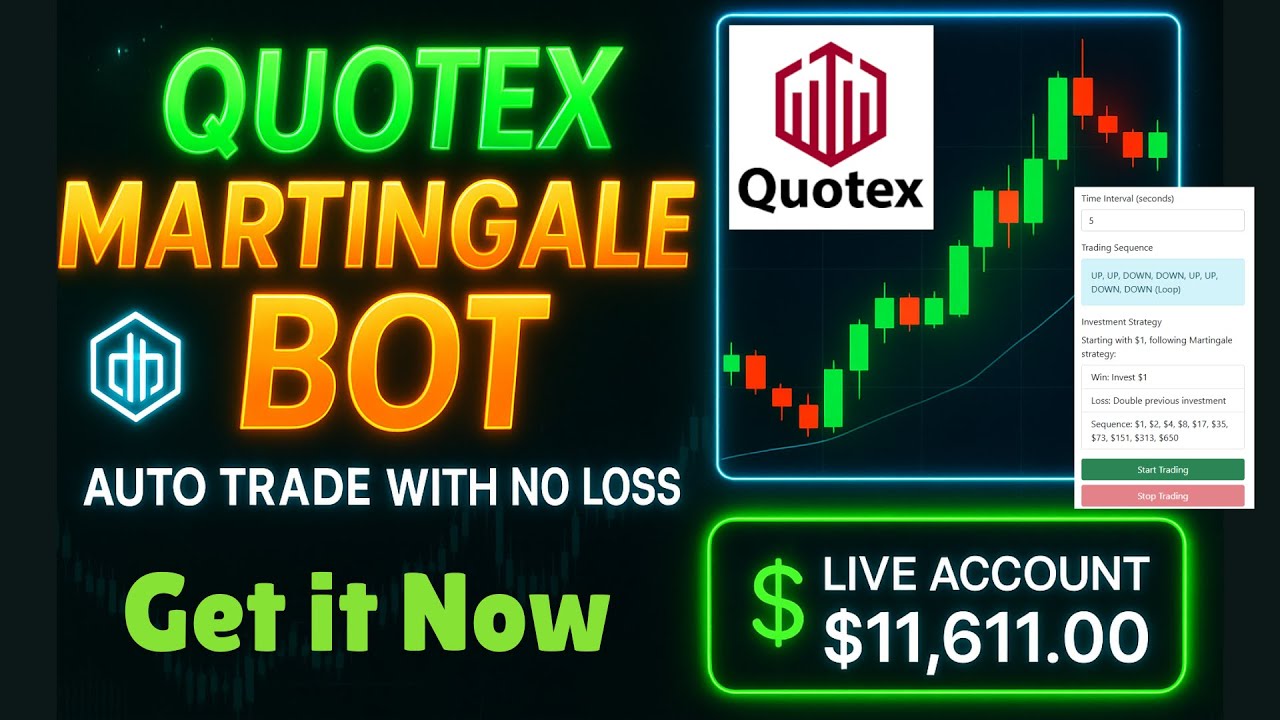 Quotex Trading Strategy || QUOTEX LEADERBOARD STRATEGY |  Binary Options Martingale  Trading Bot