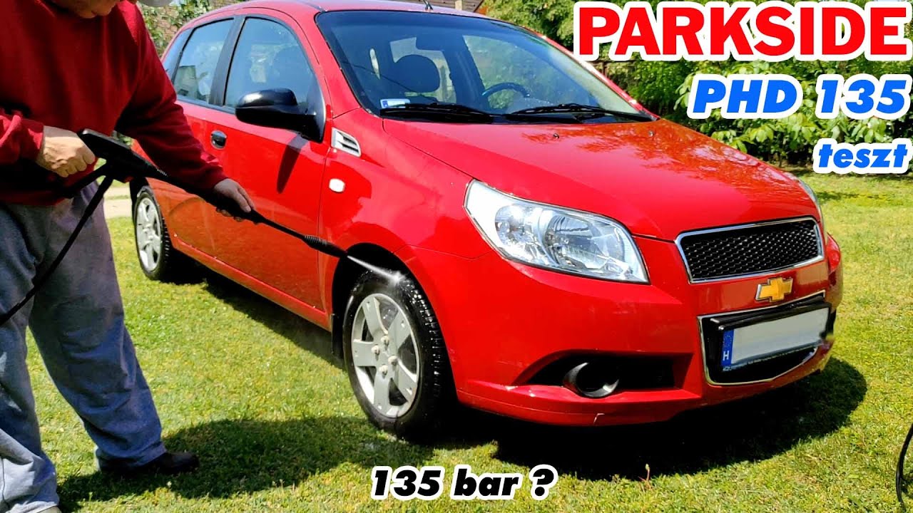 ParkSide PHD 135 E5 magasnyomású mosó teszt