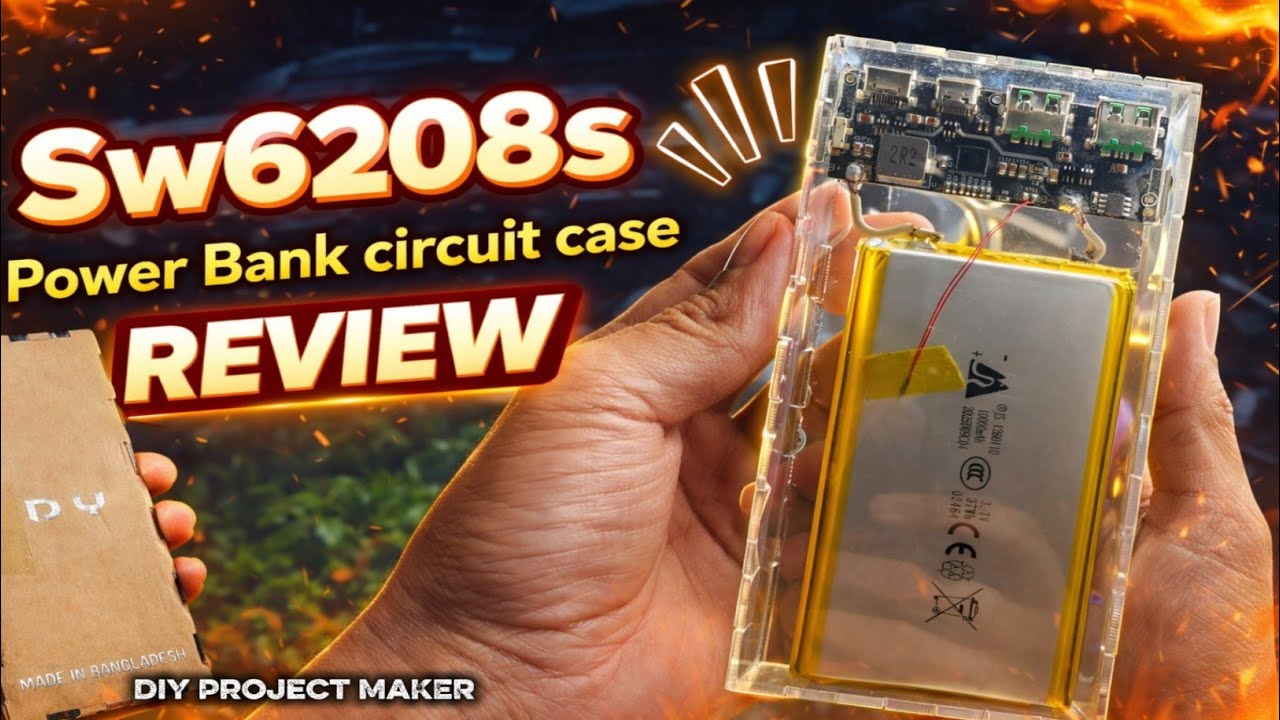 Sw6208s Power Bank Circuit & Case Review 🔋 | 22.5W Fast Charge | Worth It or Not?