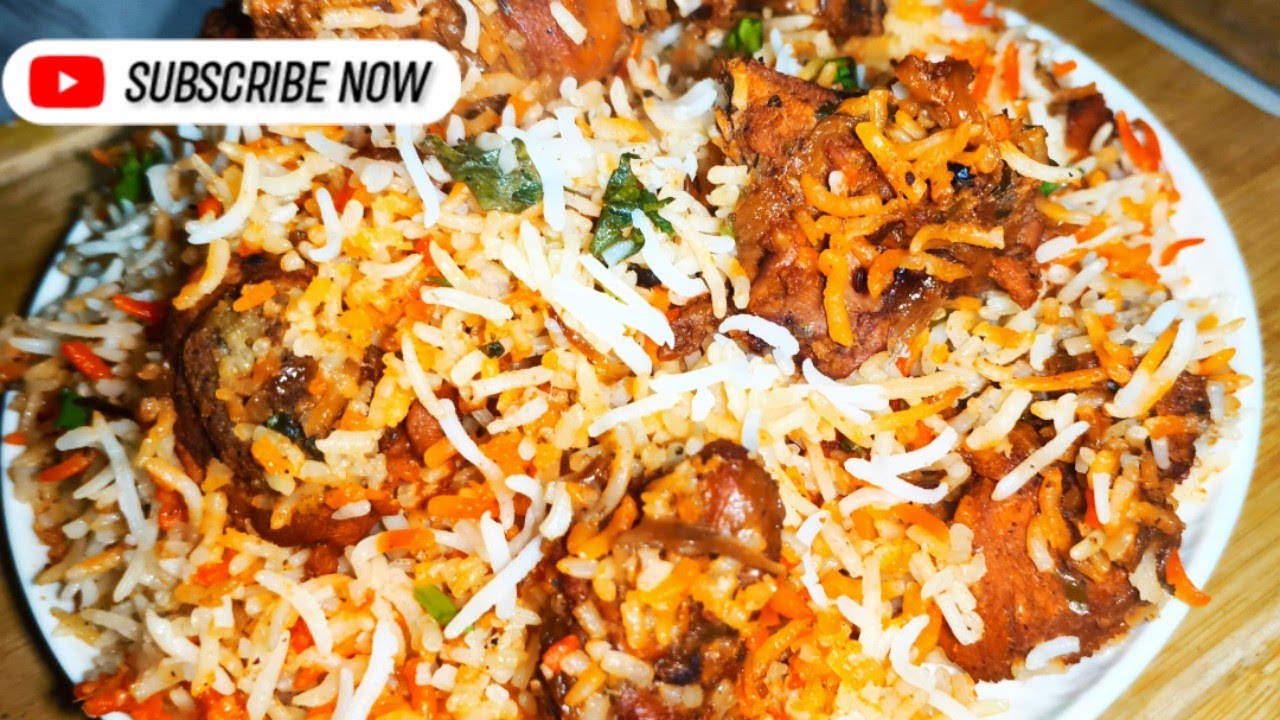 🍗😋👌यह चिकन बिरयानी खाकर आपके मेहमान भी खुश हो जाएंगे। 👌masaledar chicken biryani.👌🍗chicken biryani.😋
