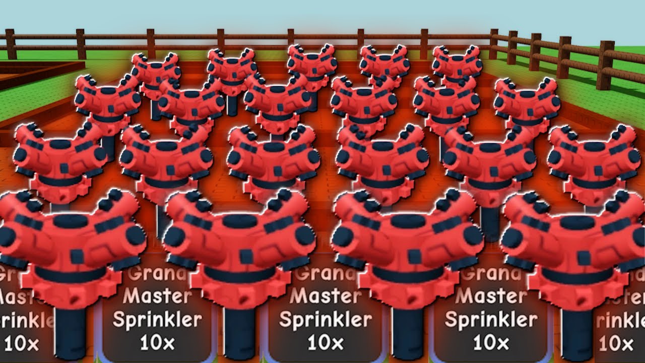 I BROKE Grow a Garden with this GRANDMASTER SPRINKLER GLITCH...
