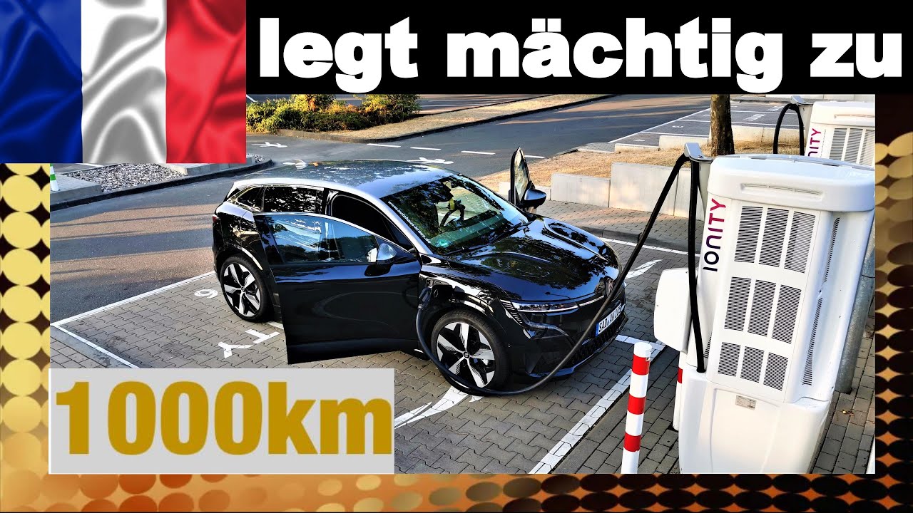 Renault Megane E-TECH 60kWh - 1000km Challenge🎯Zusammenfassung🎬