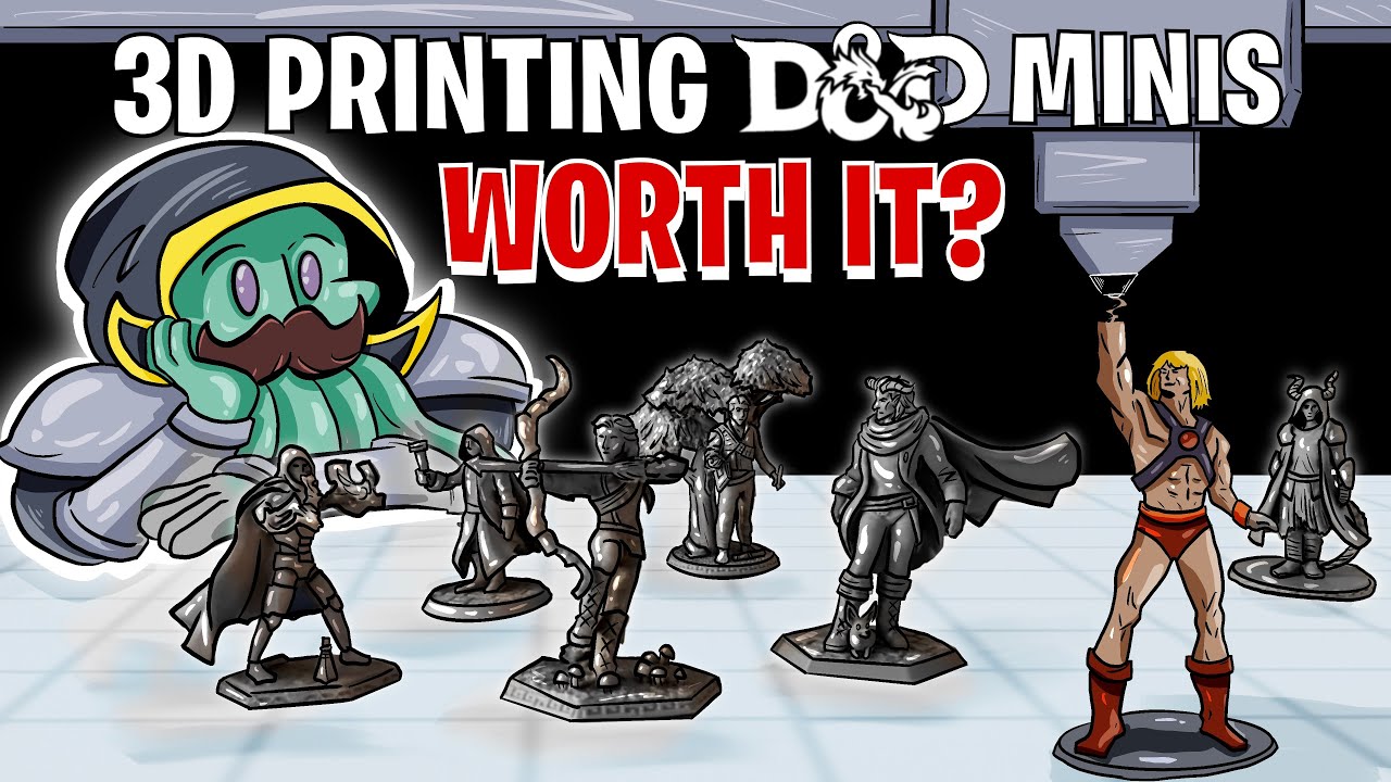 I Tried 3D Printing D&D Miniatures&hellip; Was It Worth It?