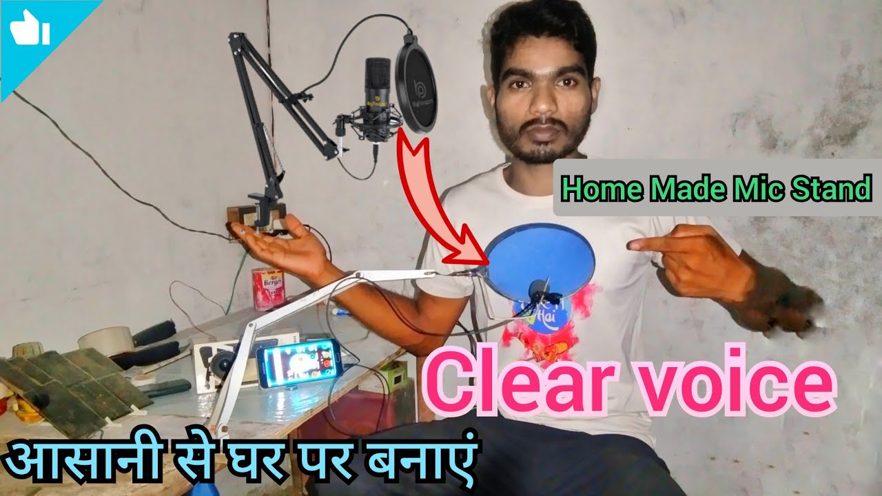 How to make professional BM 800 Microphone & pop filter at home | (#Technical_pro_G95) | 2023