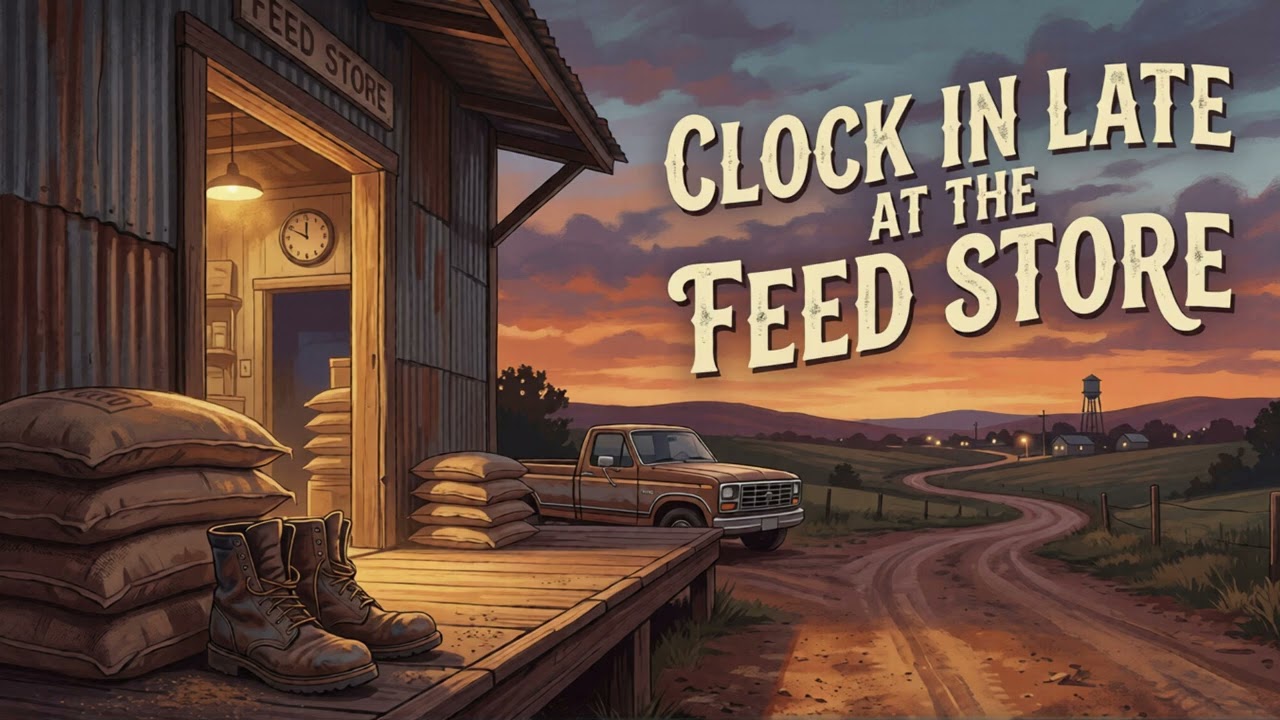 Clock in late at the feed store