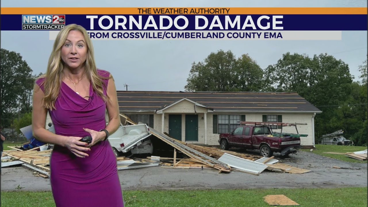 EF-1 tornado damages areas of Crossville