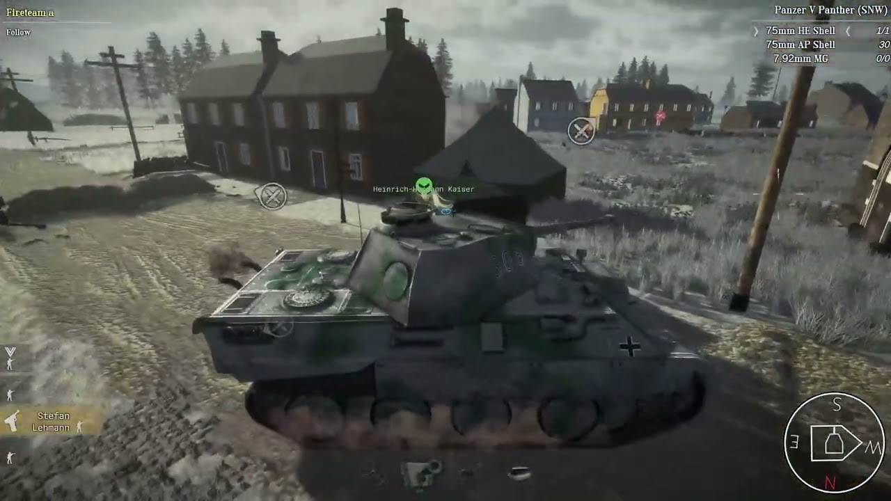 Easy Red 2 Gameplay - Battle of the Bulge, Ambush at Mageret, Ardennes DLC - No commentary