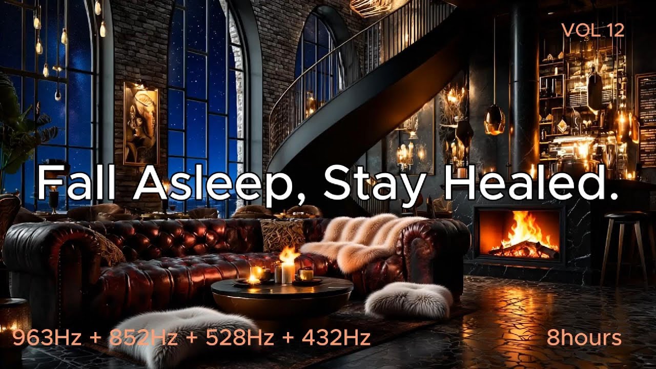 8 HOURS 963Hz +852Hz + 528Hz +432Hz SLEEPING & HEALING MUSIC VOL 12 #healing #sleeping #8hoursleep