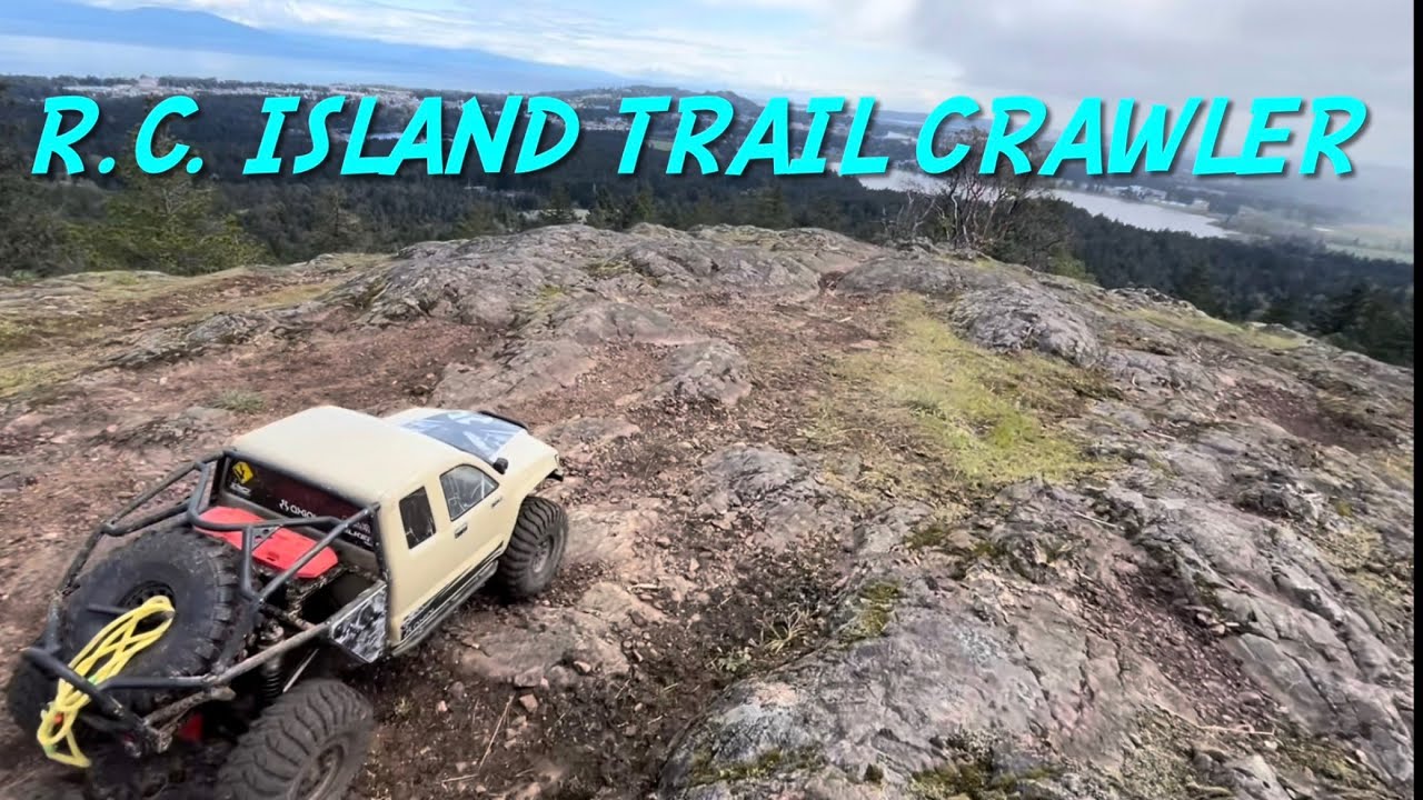 R.C. Trail Crawling. Axial Scx6 Honcho crawling up Bald Mountain aka Lone Tree Hill. Vid 4