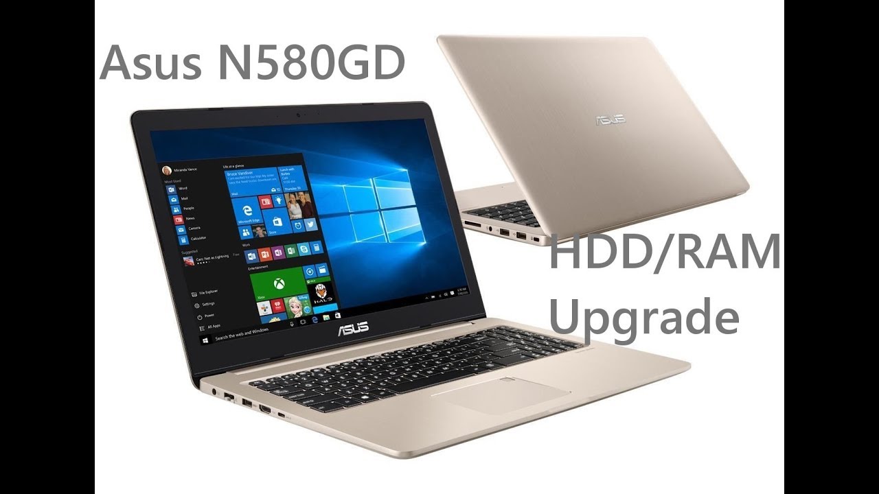 ASUS Vivobook Pro 15 N580GD upgrade RAM i HDD
