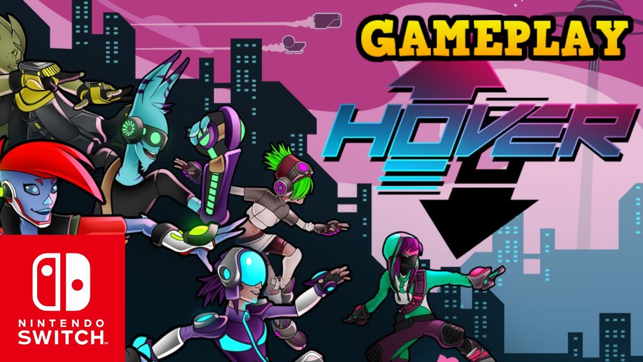 HOVER (Nintendo Switch) - INDIE HOMENAJE A JET SET RADIO | AdmaGames | Gameplay | Nintendo