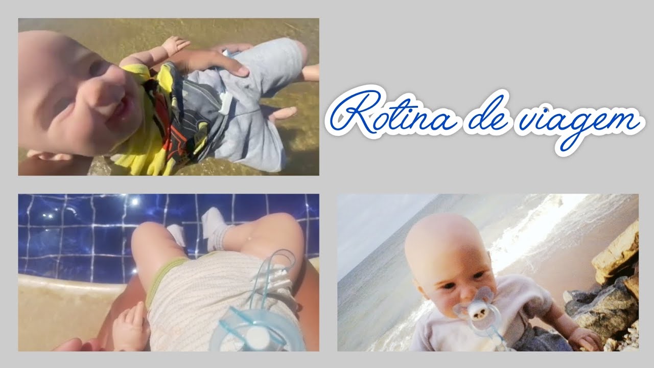 Rotina de viagem do Davi
