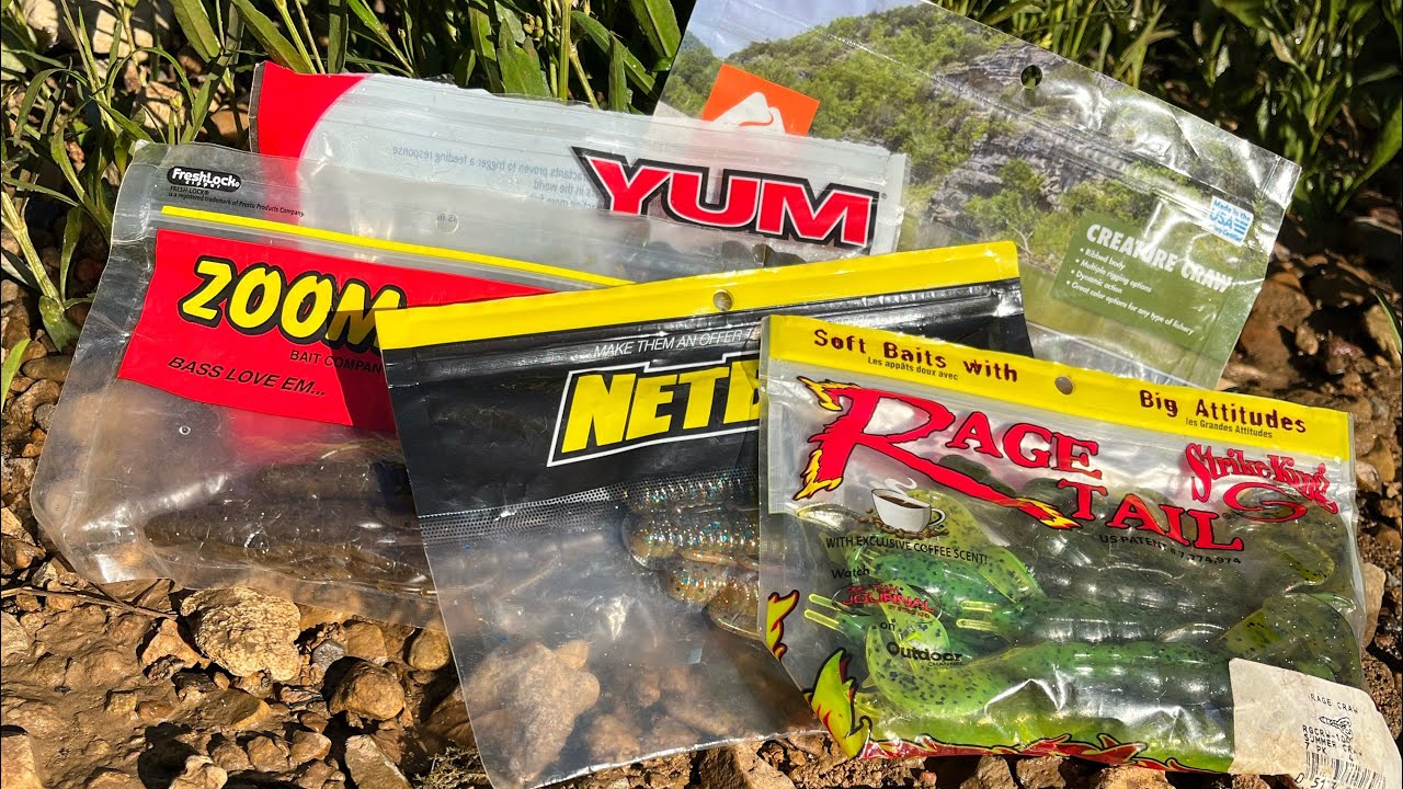 Fishing & Ranking 5 Soft Plastic CRAWS