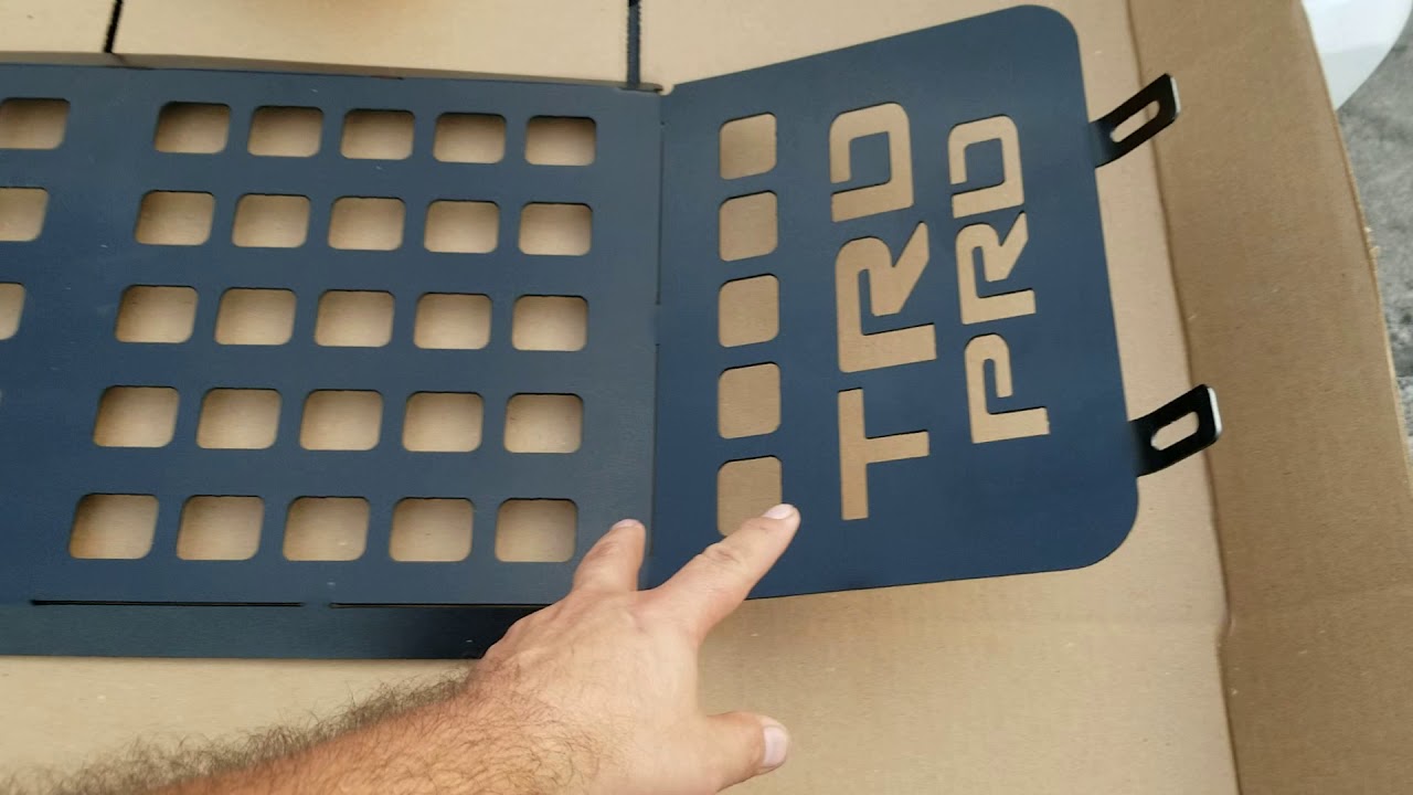 Installing an OG overhead molle rack on a Tacoma