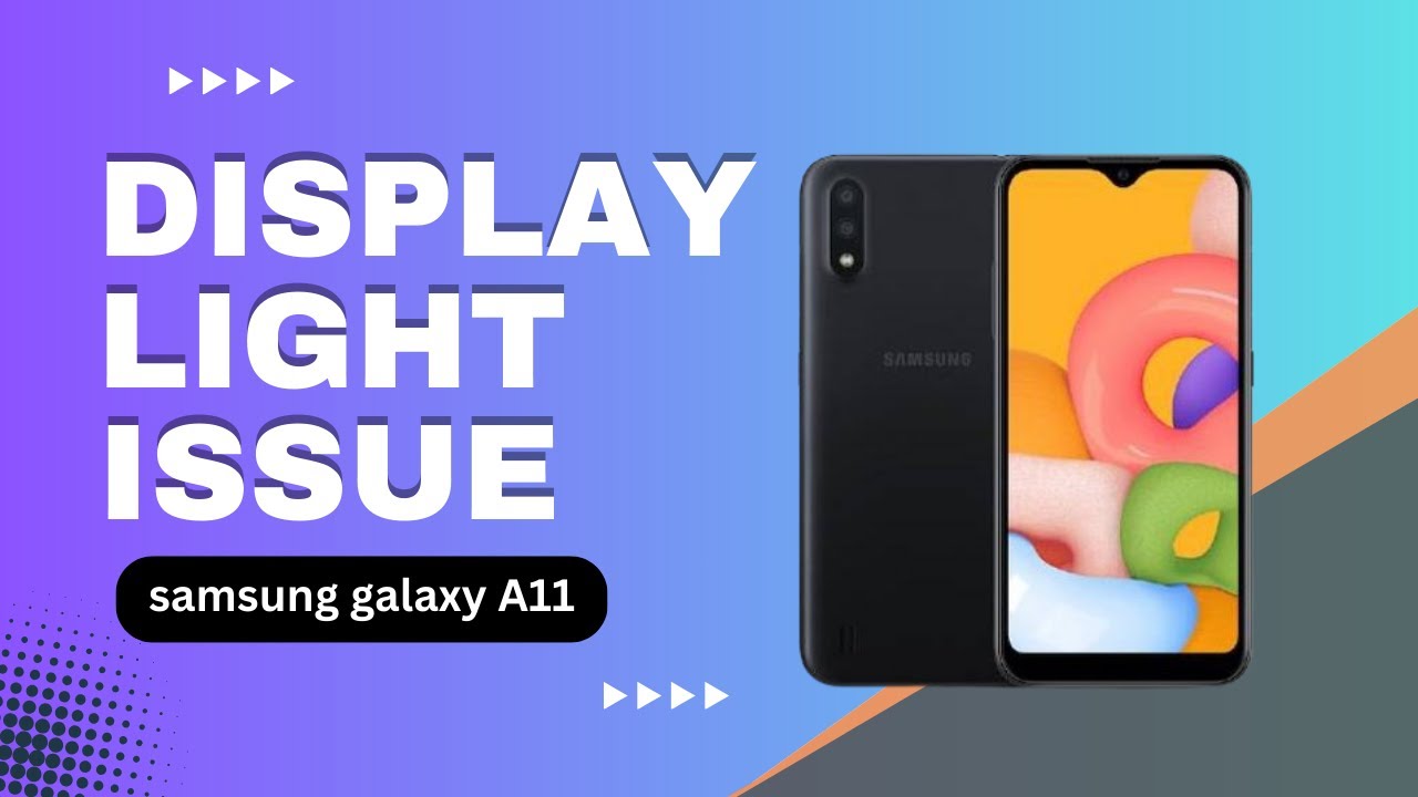 Display light issue Samsung galaxy A11 | display light solution | @Fikcer99
