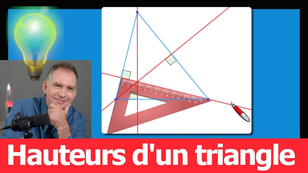 Hauteurs d’un triangle 📐 Concourantes en un point : l’orthocentre 🚀 ♕